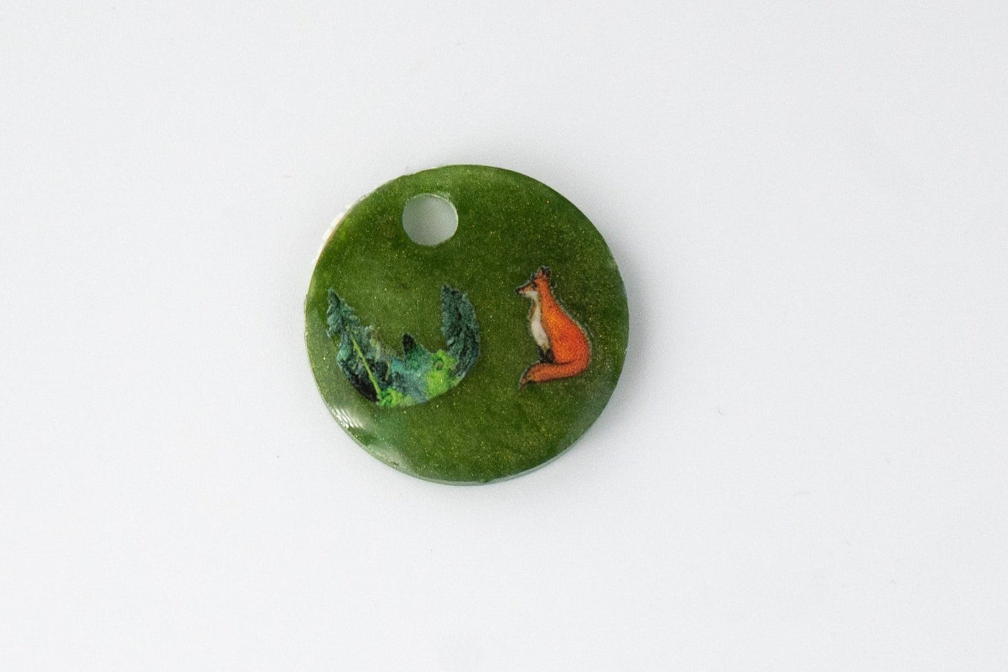 Hundemarke Resin "Forest"