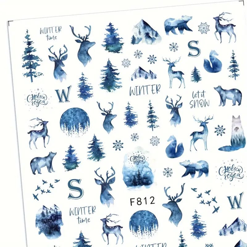Hundemarke Resin "Winter"