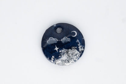 Hundemarke Resin "Nightsky"