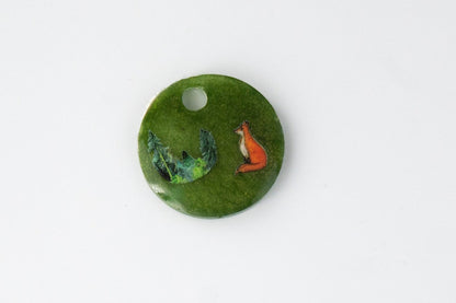 Hundemarke Resin "Forest"
