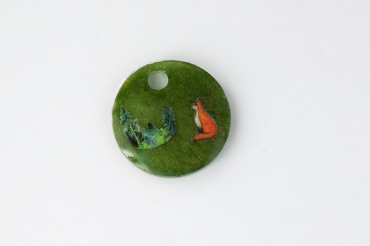 Hundemarke Resin "Forest"