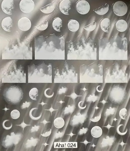 Hundemarke Resin "Nightsky"