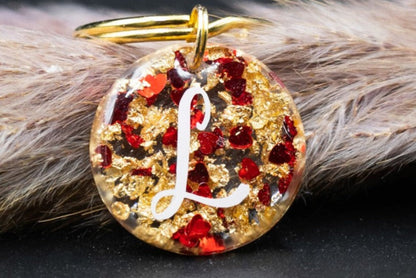 Hundemarke Resin "Heart"